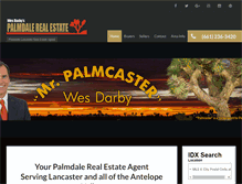 Tablet Screenshot of palmdalerealestate.net